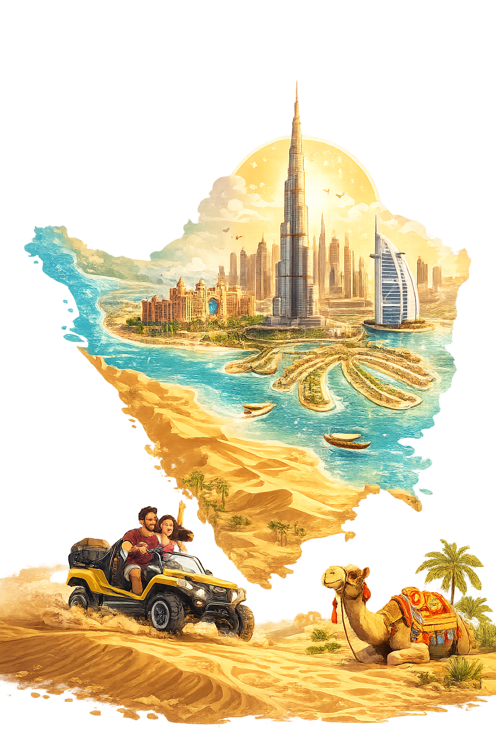 Dubai offsite itinerary visual
